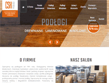 Tablet Screenshot of podlogi.com.pl