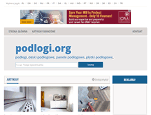 Tablet Screenshot of podlogi.org